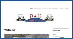 Desktop Screenshot of danddgolfcarts.com